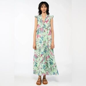 Banjanan Constance Dress - Eden Garden Patina - Size Small
